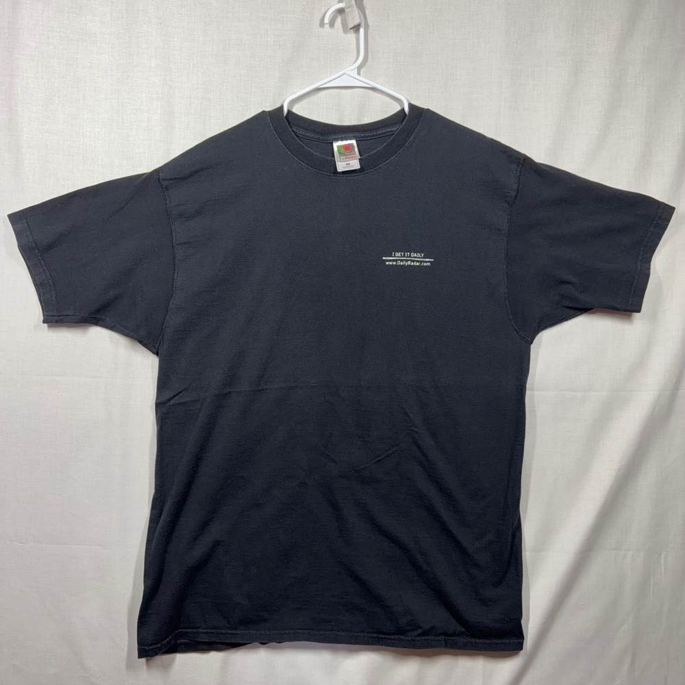 Daily Radar Gaming Shirt Mens Extra Large Vintage Y2K Promo Tech Graphic Tee